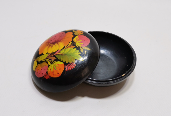 EL BOYAMA ANTİKA KAPAKLI KUTU