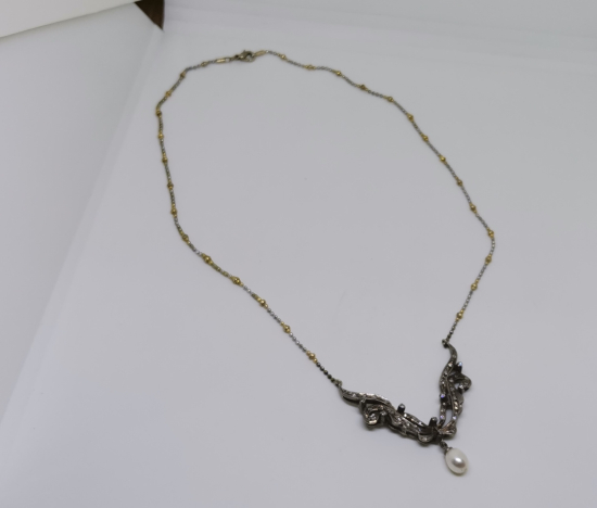 PIRLANTA TAŞLI ÖZEL YAPIM GERDANLIK