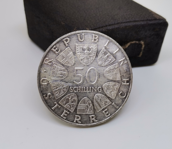 1966 YILI GÜMÜŞ 50 SCHİLLİNG