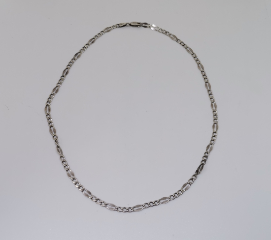 EL YAPIMI GÜMÜŞ ERKEK KOLYESİ