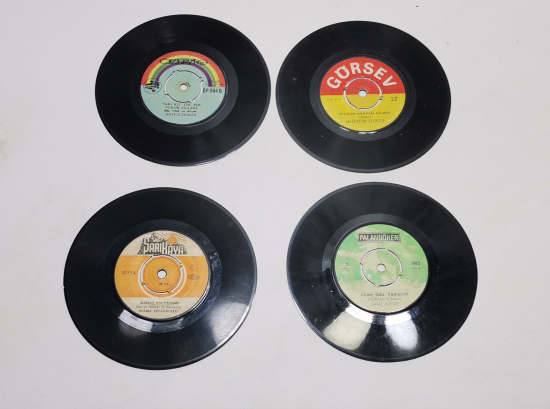 4 ADET ANTİKA 45 LİK PLAK