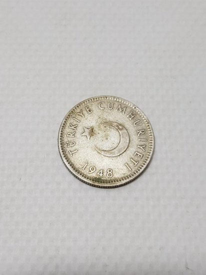 1948 TARİHLİ GÜMÜŞ 1 LİRA
