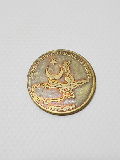 1960-1975-1983 KIBRIS TÜRK FEDERE DEVLETİ ÇOK NADİR MADALYA