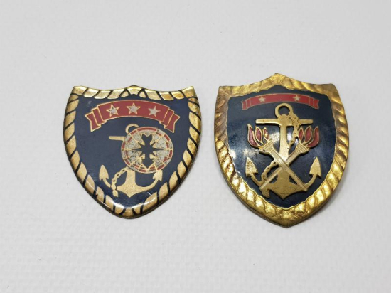 İKİ ADET DENİZCİ SUBAY BRÖVESİ 