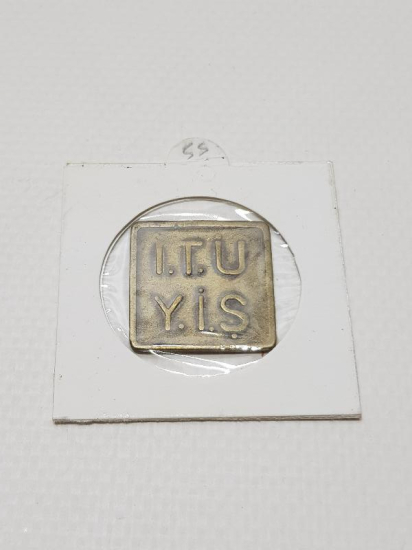 KARE FORMLU ÇOK NADİR İSTANBUL TEKNİK ÜNİVERSİTESİ ÖĞRENCİ YEMEK JETONU