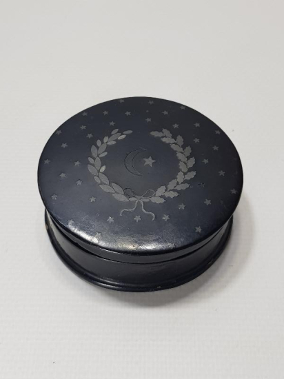 OSMANLI DÖNEMİ AY YILDIZLI PAPIER MACHE KUTU