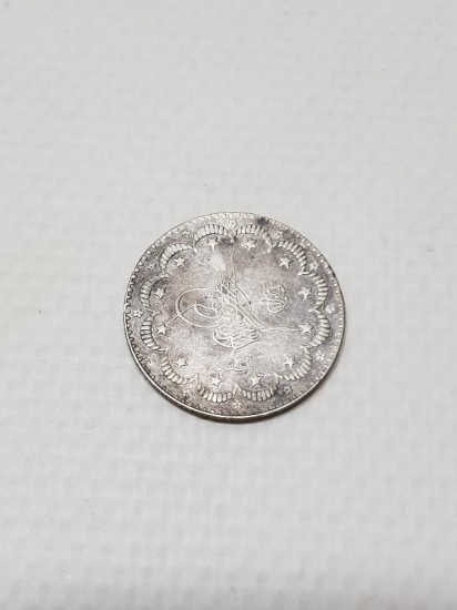 SULTAN ABDÜLHAMİD HAN DÖNEMİ GÜMÜŞ 5 KURUŞ MECİDİYE