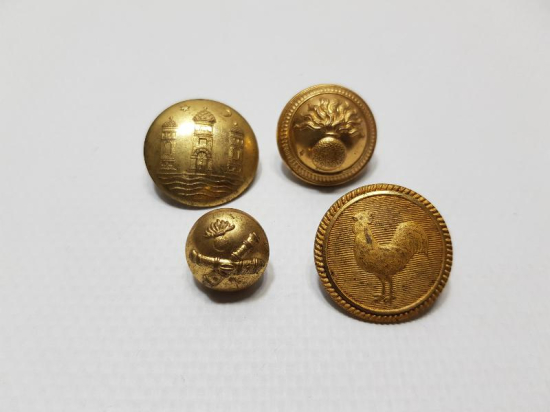 1. DÜNYA SAVAŞI DÖNEMİ ÇOK NADİR SUBAY DÜĞMELERİ