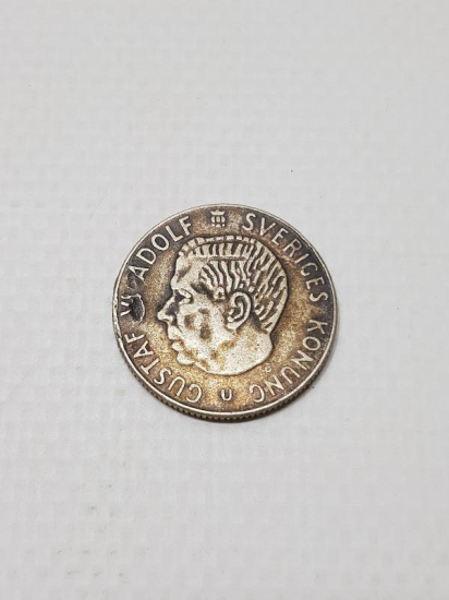 1962 İSVEÇ 1 KRONA GÜMÜŞ PARA