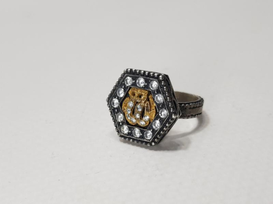 ÜZERİNDA ALLAH CC YAZILI GÜMÜŞ YÜZÜK