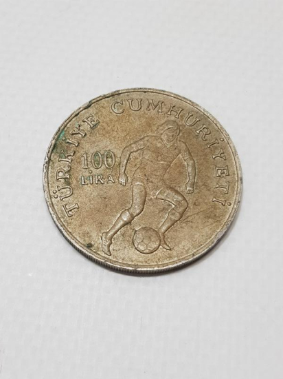TC HATIRA PARA: 1982 DÜNYA FURBOL ŞAMPİYONASI 100 LİRA