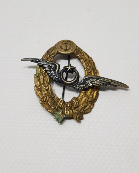 TC İLK DÖNEM ÇOK NADİR PİLOT BRÖVESİ 