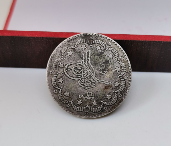 ABDÜLHAMİD HAN DÖNEMİ KOLEKSİYONLUK GÜMÜŞ 5 KURUŞ
