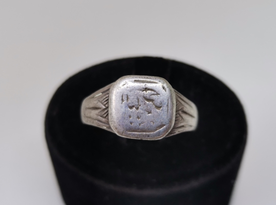 OSMANLI DÖNEMİ HAKKAK İŞİ EL KAZIMA ŞAHIS YÜZÜĞÜ