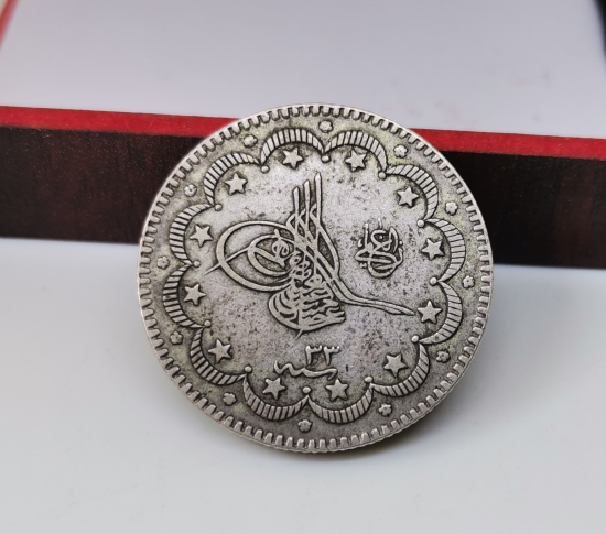 SULTAN ABDÜLHAMİD HAN DÖNEMİ GÜMÜŞ 10 KURUŞ