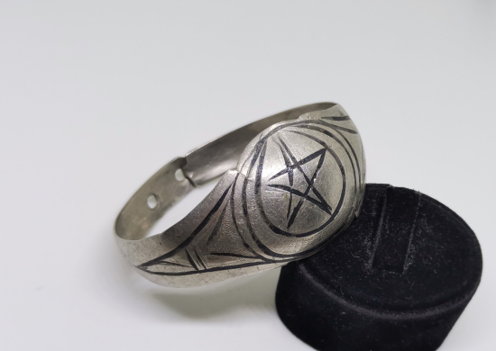 ÜZERİ AY YILDIZLI OSMANLI DÖNEMİ BİLEZİK