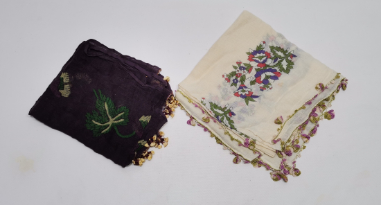 2 ADET ANTİKA OYALI YAZMA