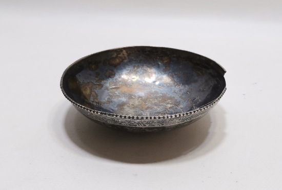 3. SELİM DÖNEMİ ÇOK NADİR TUĞRALI GÜMÜŞ TAS