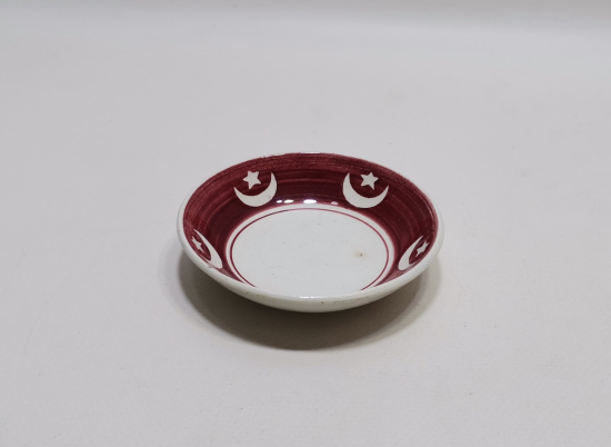 OSMANLI DÖNEMİ AY YILDIZLI PORSELEN İFTARİYELİK