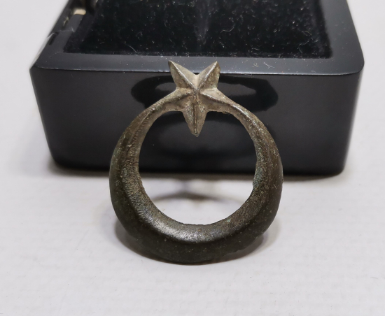 1. DÜNYA SAVAŞI AY YILDIZLI OSMANLI SUBAY KALPAK KOKARTI