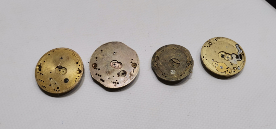 OSMANLI DÖNEMİ CEP SAATİ MEKANİZMALARI LOTU