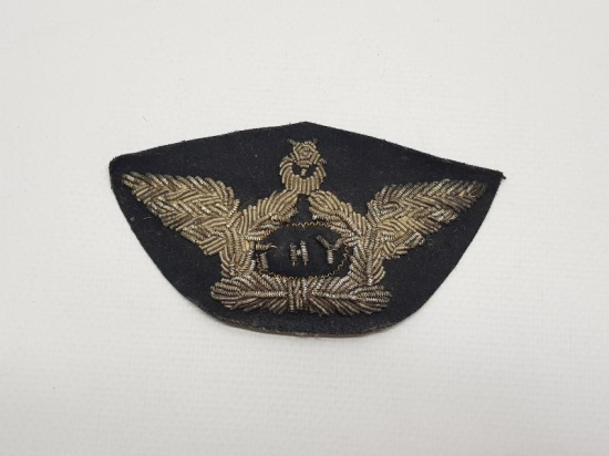 1930'LARDAN ÇOK NADİR TÜRK HAVA YOLLARI PİLOT BRÖVESİ