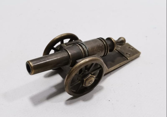 ANTİKA TOP ARABASI MASA ÜSTÜ OBJESİ 