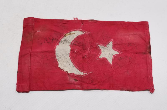 OSMANLI DÖNEMİ EL DİKİMİ BAYRAK