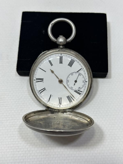 OSMANLI DÖNEMİ YARIM PRİOR GÜMÜŞ KASA CEP SAATİ 