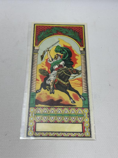 OSMANLI FES ETİKETİ