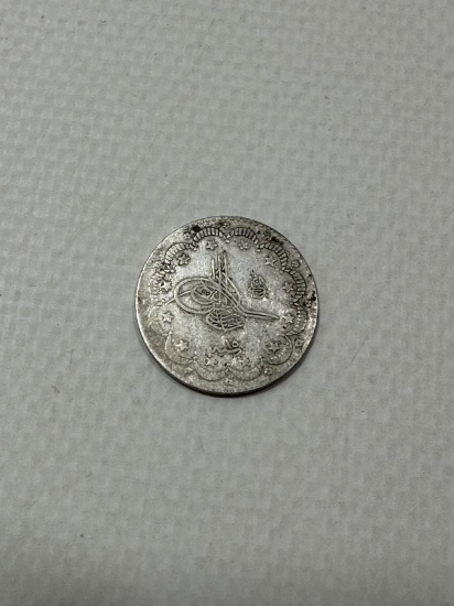 SULTAN ABDÜLHAMİD HAN DÖNEMİ GÜMÜŞ 5 KURUŞ MECİDİYE