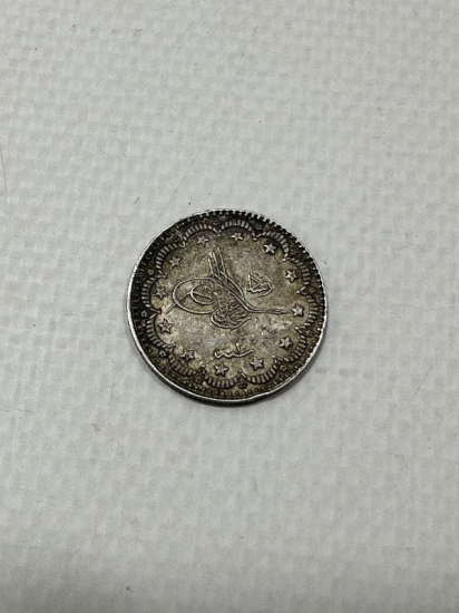 SULTAN MEHMET REŞAD HAN DÖNEMİ GÜMÜŞ 5 KURUŞ MECİDİYE PARA