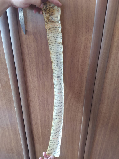 ÇOK NADİR İBRANİCE EL YAZMA HAMAYIL