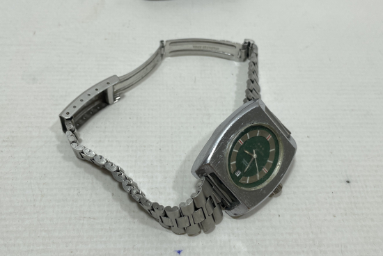 FALCON MARKA KURMALI ANTİKA TAKVİMLİ KOL SAATİ