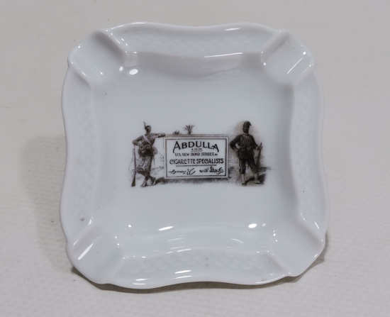 ÜZERİ OSMANLICA YAZILI ÇOK NADİR PROMOSYON PORSELEN KÜLLÜK