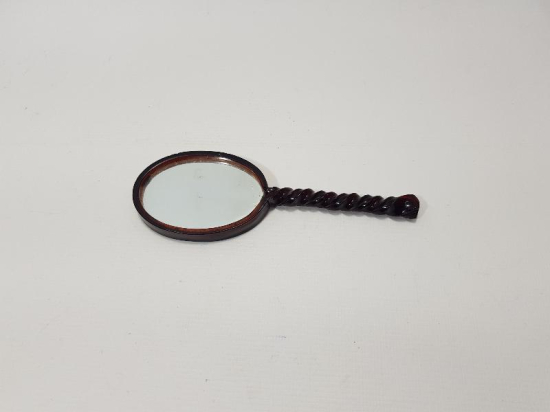 OSMANLI DÖNEMİ BAKALİT SAPLI ÇİFT TARAFLI EL AYNASI