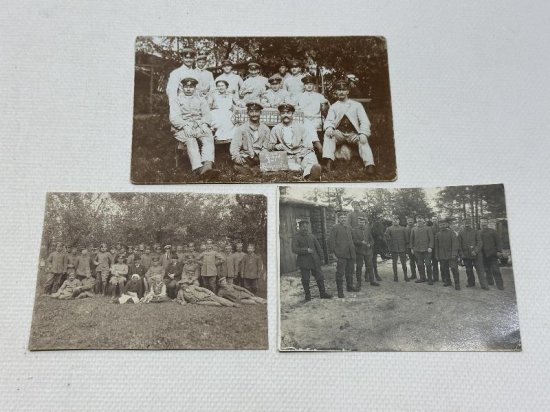 1. DÜNYA SAVAŞI DÖNEMİ ÜÇ ADET ASKERİ FOTOĞRAF