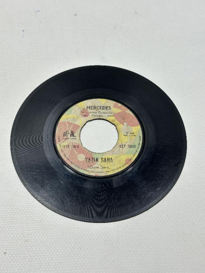 NADİR 45'LİK PLAK MERCEDES - YAZIK SANA & KİME KALDI BU DÜNYA