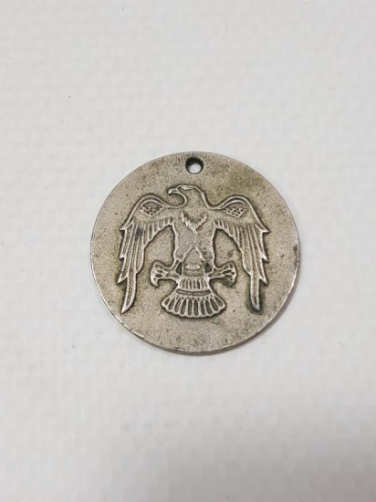 1961 TARİHLİ GÜMÜŞ HAVACI SUBAY KÜNYESİ 