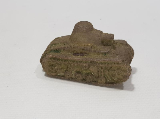 2. DÜNYA SAVAŞI DÖNEMİ ÇOK NADİR SERAMİK TANK OYUNCAK 