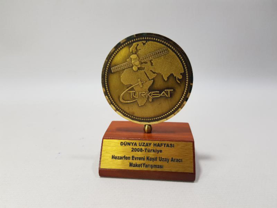 2008 TÜRKSAT DÜNYA UZAY HAFTASI MAKET YARIŞMASI MADALYASI