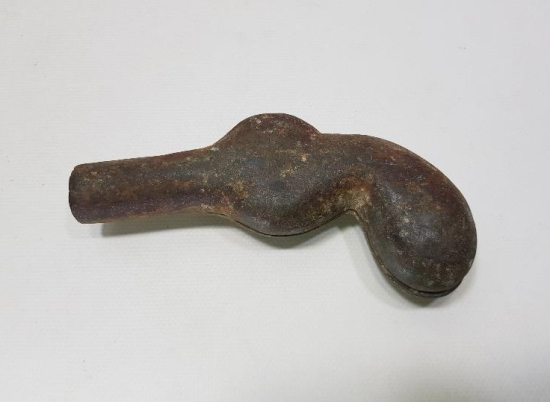 OSMANLI DÖNEMİ TABANCA TEMALI ÇOK NADİR ŞEKERLEME KALIBI 