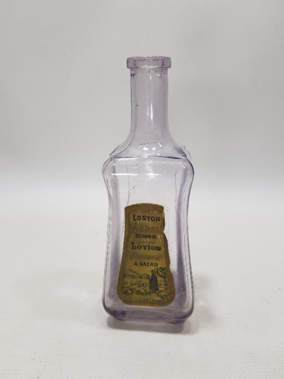 CUMHURİYET İLK DÖNEM TCHOBAN KOLONYA ŞİŞESİ 