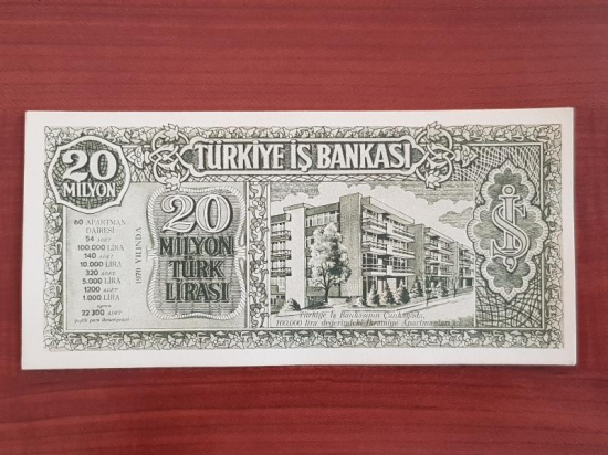1970 TÜRKİYE İŞ BANKASI EŞYA PİYANGOSU PARA BENZERİ - NADİR