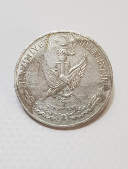 27 MAYIS 1960 DARBESİ HATIRASI GÜMÜŞ 10 LİRA