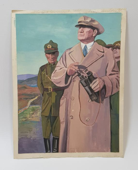 ATATÜRK ASKERİ HAVACILIK TATBİKATINDA RESİM 