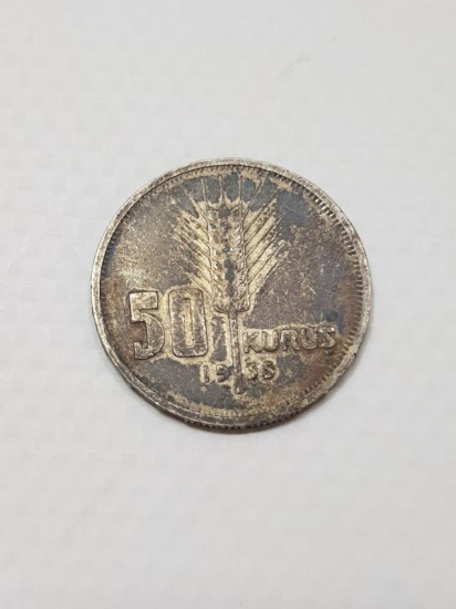 1935 TARİHLİ GÜMÜŞ 50 KURUŞ