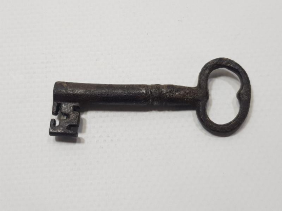 OSMANLI DÖNEMİ RUM İŞİ UCUNDA GİZLİ HAÇ BULUNAN DEMİR ANAHTAR 