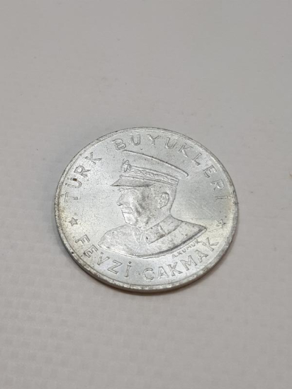 TÜRK BÜYÜKLERİ FEVZİ ÇAKMAK 10 PAY KUPONU - NADİR JETON