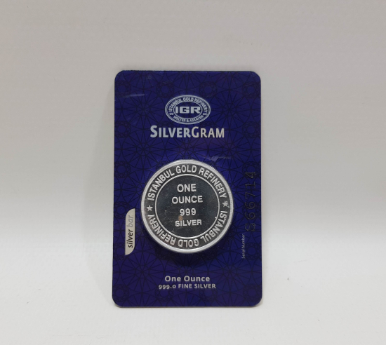 AÇILMAMIŞ PAKETİNDE 1 ONS SAF GÜMÜŞ